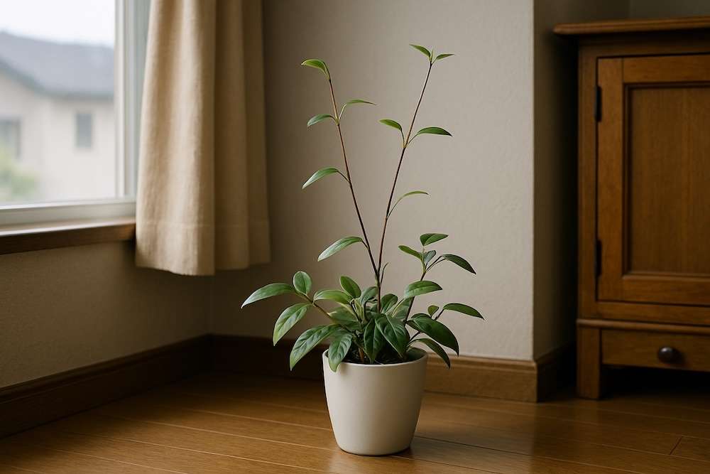 ペペロミアの茎が伸びすぎる原因